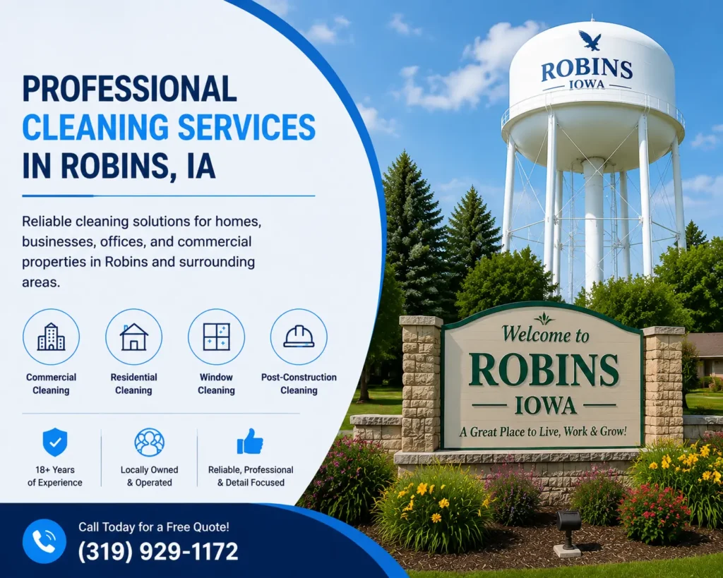 Cleaning Services Robins IA