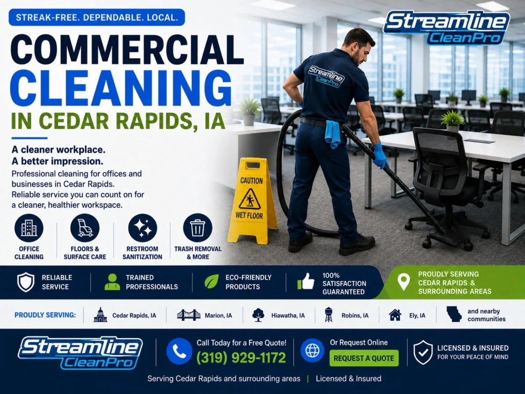 Commercial Cleaning in Cedar Rapids