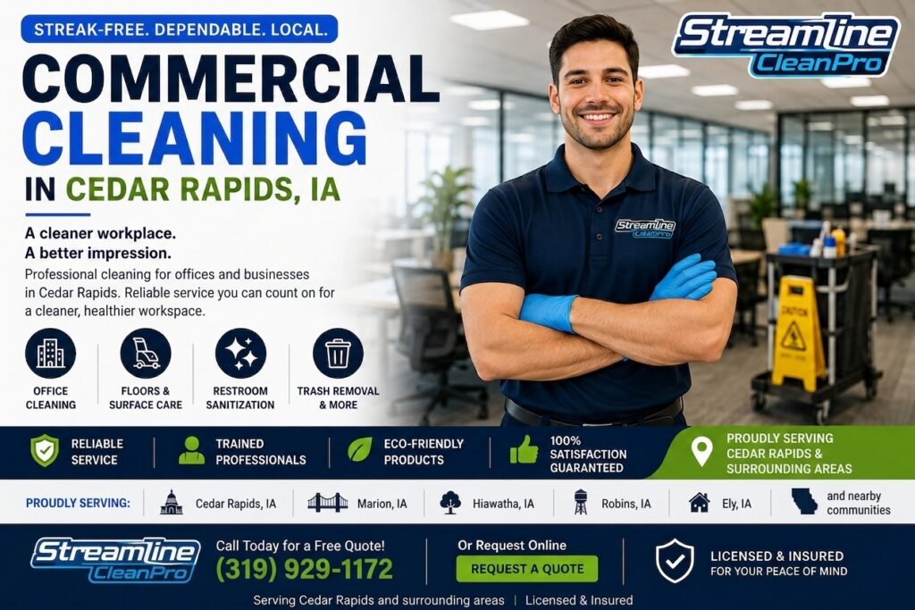 Commercial Cleaning in Cedar Rapids