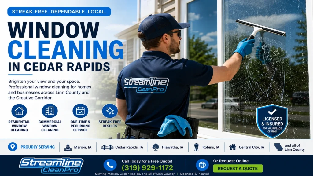 Window Cleaning in Cedar Rapids